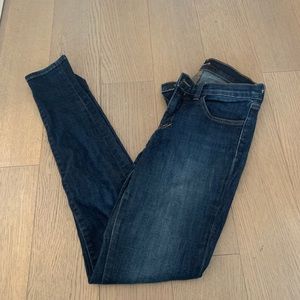 Jbrand dark wash skinny jeans